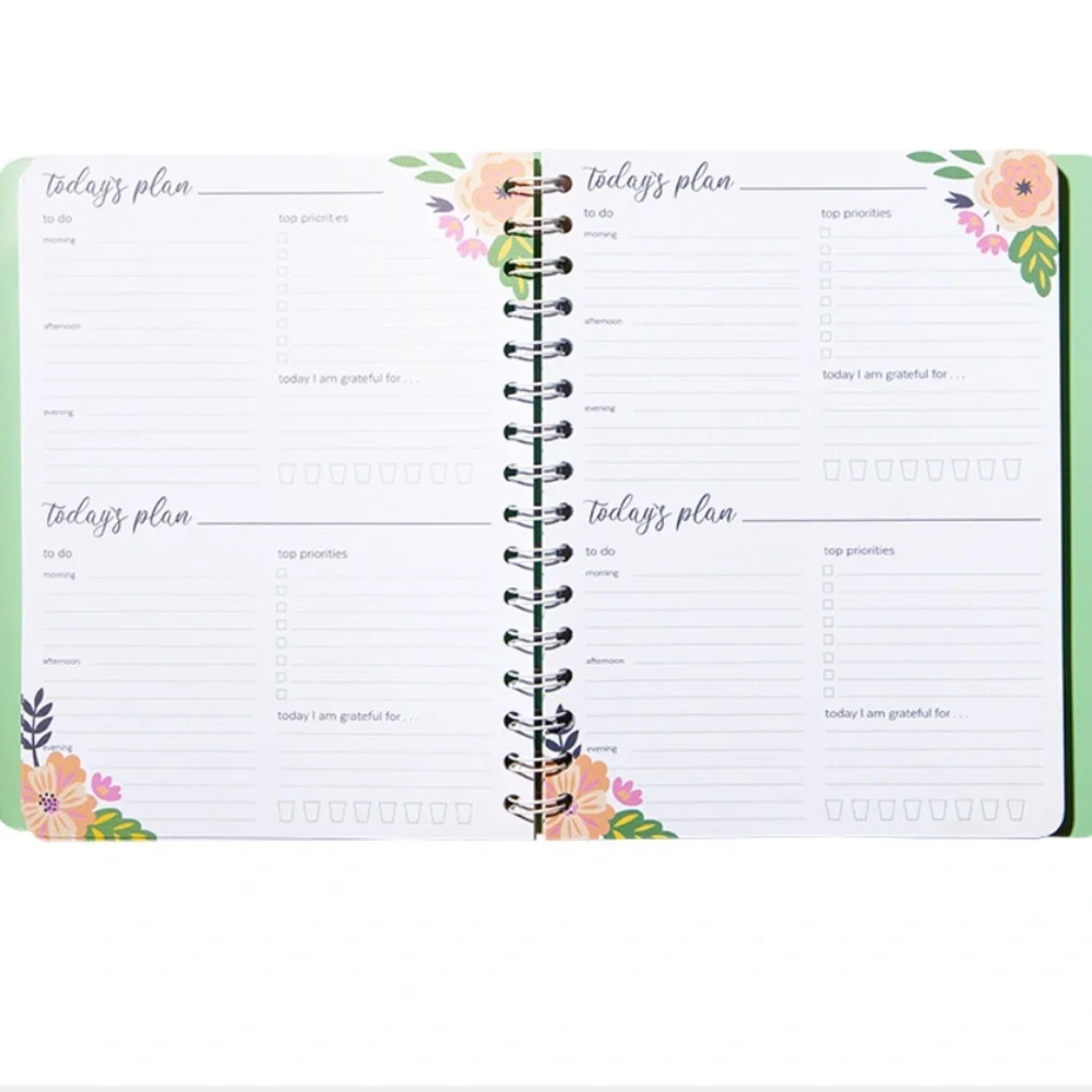 Steel Mill and Company Floral Undated Daily Planner